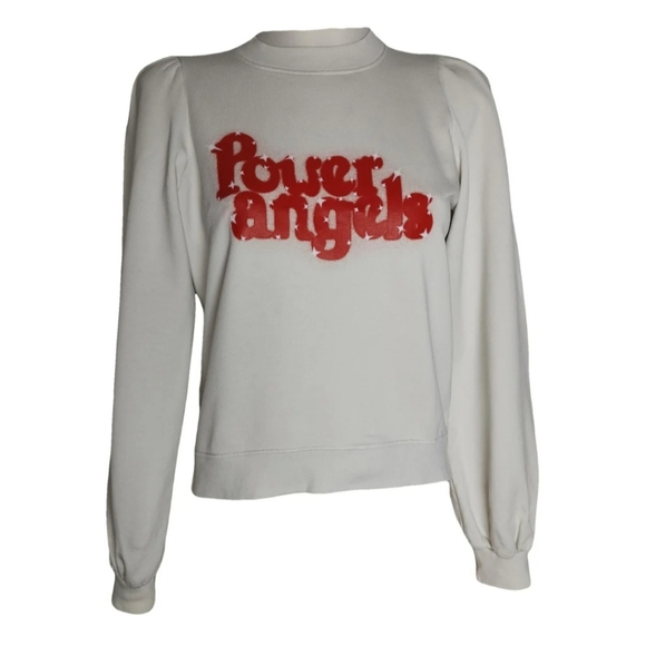 Ganni Sweatshirt with Red Graphic - Picture 1 of 9